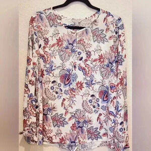 BELLE & SKY Floral Blouse long sleeve